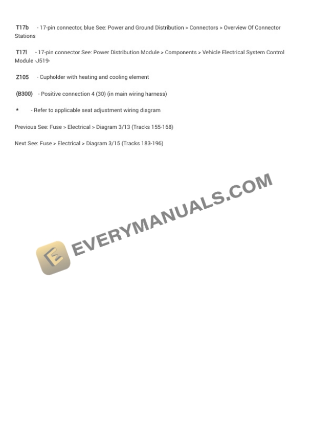 Audi Q5 Quattro (8RB) 2011 Electrical Diagrams L4-2.0L Turbo (CAEB) 4 Audi Q5 Quattro (8RB) 2011 Electrical Diagrams L4-2.0L Turbo (CAEB) - Image 2