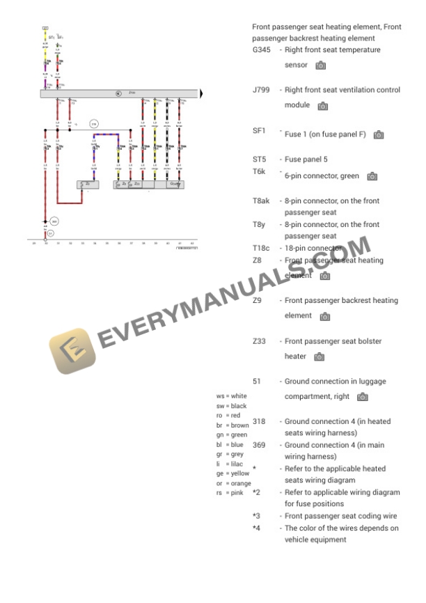 Audi Q5 Quattro (8RB) 2015 Electrical Diagrams L4-2.0L Turbo (CPMB) Flex Fuel 6 Audi Q5 Quattro (8RB) 2015 Electrical Diagrams L4-2.0L Turbo (CPMB) Flex Fuel - Image 4