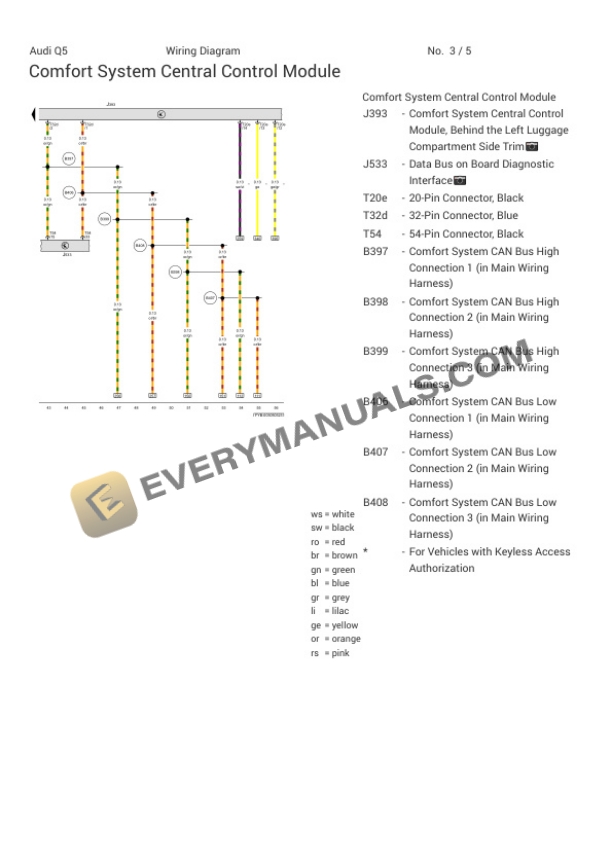 Audi Q5 Quattro e55 (FYG) 2023 Electrical Diagrams L4-2.0L Turbo (DSMA) Plugin Hybrid 4 Audi Q5 Quattro e55 (FYG) 2023 Electrical Diagrams L4-2.0L Turbo (DSMA) Plugin Hybrid - Image 2