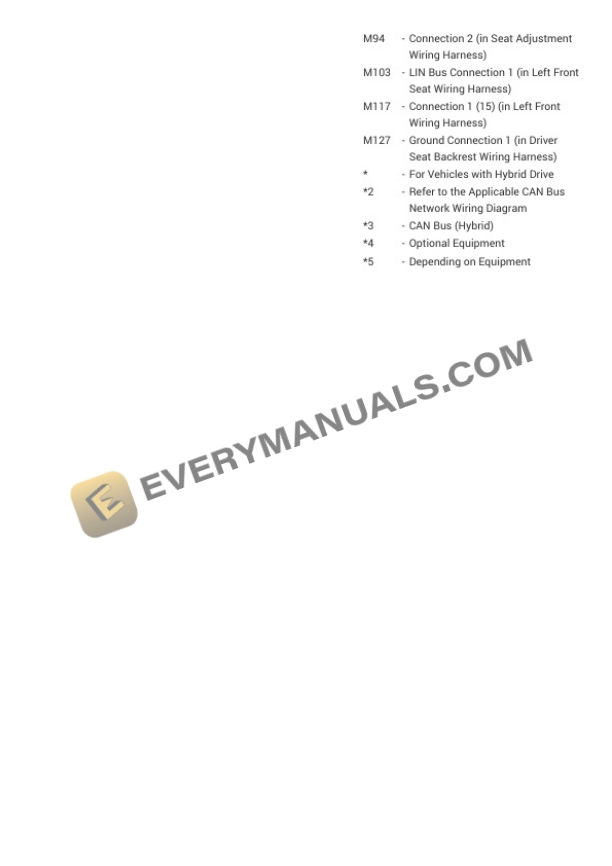 Audi Q5 Quattro (FYB) 2018 Electrical Diagrams L4-2.0L Turbo (DAYB) 6 Audi Q5 Quattro (FYB) 2018 Electrical Diagrams L4-2.0L Turbo (DAYB) - Image 4