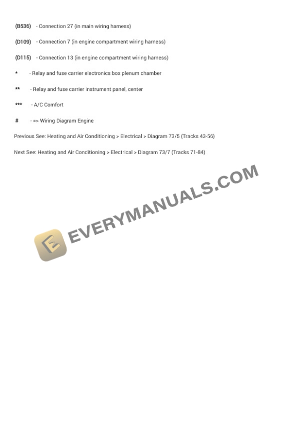 Audi Q7 Quattro (4LB) 2011 Electrical Diagrams V6-3.0L DSL Turbo (CATA) 6 Audi Q7 Quattro (4LB) 2011 Electrical Diagrams V6-3.0L DSL Turbo (CATA) - Image 4