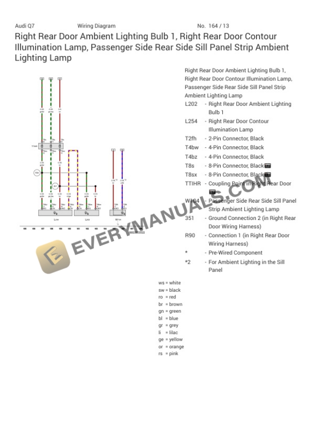 Audi Q7 Quattro 55 (4MG) 2023 Electrical Diagrams V6-3.0L Turbo (DCBD) MHEV 6 Audi Q7 Quattro 55 (4MG) 2023 Electrical Diagrams V6-3.0L Turbo (DCBD) MHEV - Image 4