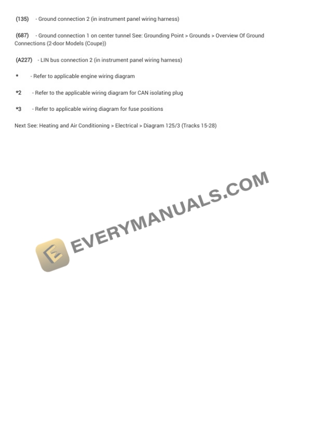 Audi S5 Quattro Coupe (8T3) 2014 Electrical Diagrams V6-3.0L SC (CTUB) 4 Audi S5 Quattro Coupe (8T3) 2014 Electrical Diagrams V6-3.0L SC (CTUB) - Image 2