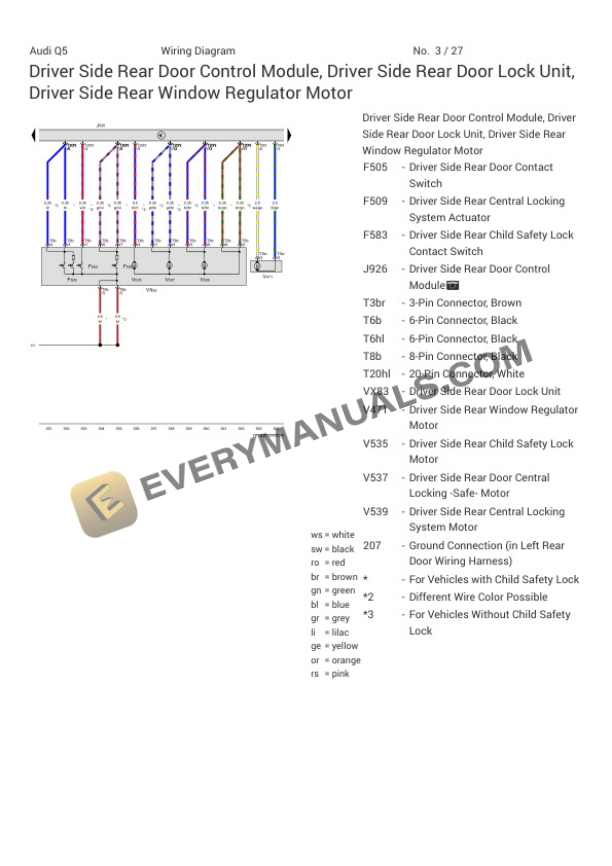 Audi SQ5 Quattro Sportback (FYT) 2021 Electrical Diagrams V6-3.0L Turbo (CWGD) 6 Audi SQ5 Quattro Sportback (FYT) 2021 Electrical Diagrams V6-3.0L Turbo (CWGD) - Image 4