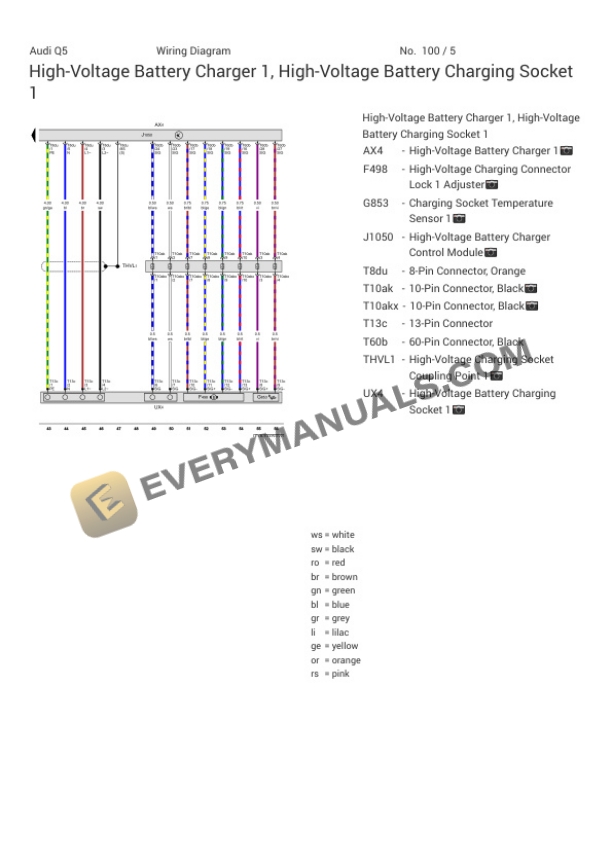 Audi SQ5 Quattro Sportback (FYT) 2023 Electrical Diagrams V6-3.0L Turbo (CWGD) 7 Audi SQ5 Quattro Sportback (FYT) 2023 Electrical Diagrams V6-3.0L Turbo (CWGD) - Image 5