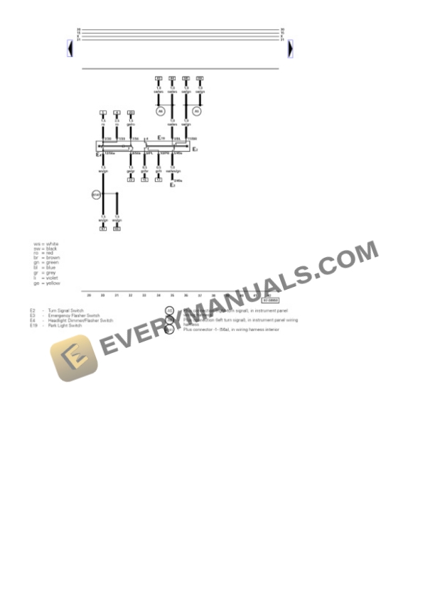 Audi TT Quattro Coupe (8N3) 2001 Electrical Diagrams L4-1.8L Turbo (AWP) 5 Audi TT Quattro Coupe (8N3) 2001 Electrical Diagrams L4-1.8L Turbo (AWP) - Image 3