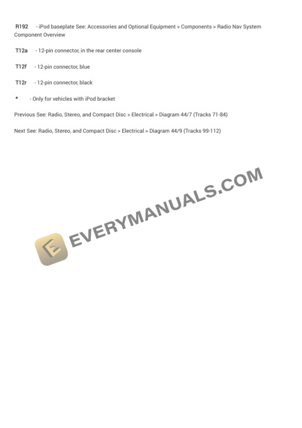 Audi TT Quattro Roadster (8J9) 2012 Electrical Diagrams L4-2.0L Turbo (CETA) 4 Audi TT Quattro Roadster (8J9) 2012 Electrical Diagrams L4-2.0L Turbo (CETA) - Image 2