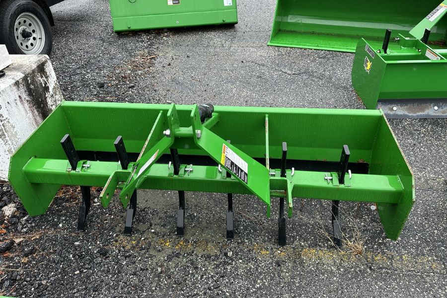 Follow safety precautions before using a box blade