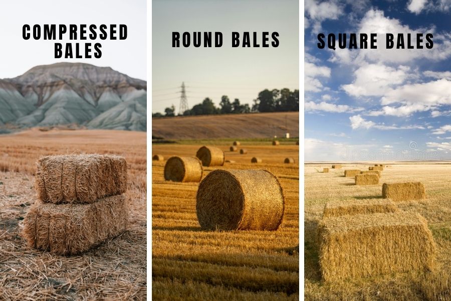 Dimensions of Bale of Hay: Small vs. Large Bales Compared 2 Types of hay bales