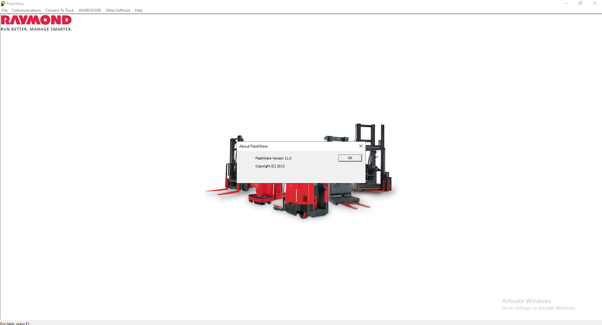 Raymond Flashware 11.0 Program