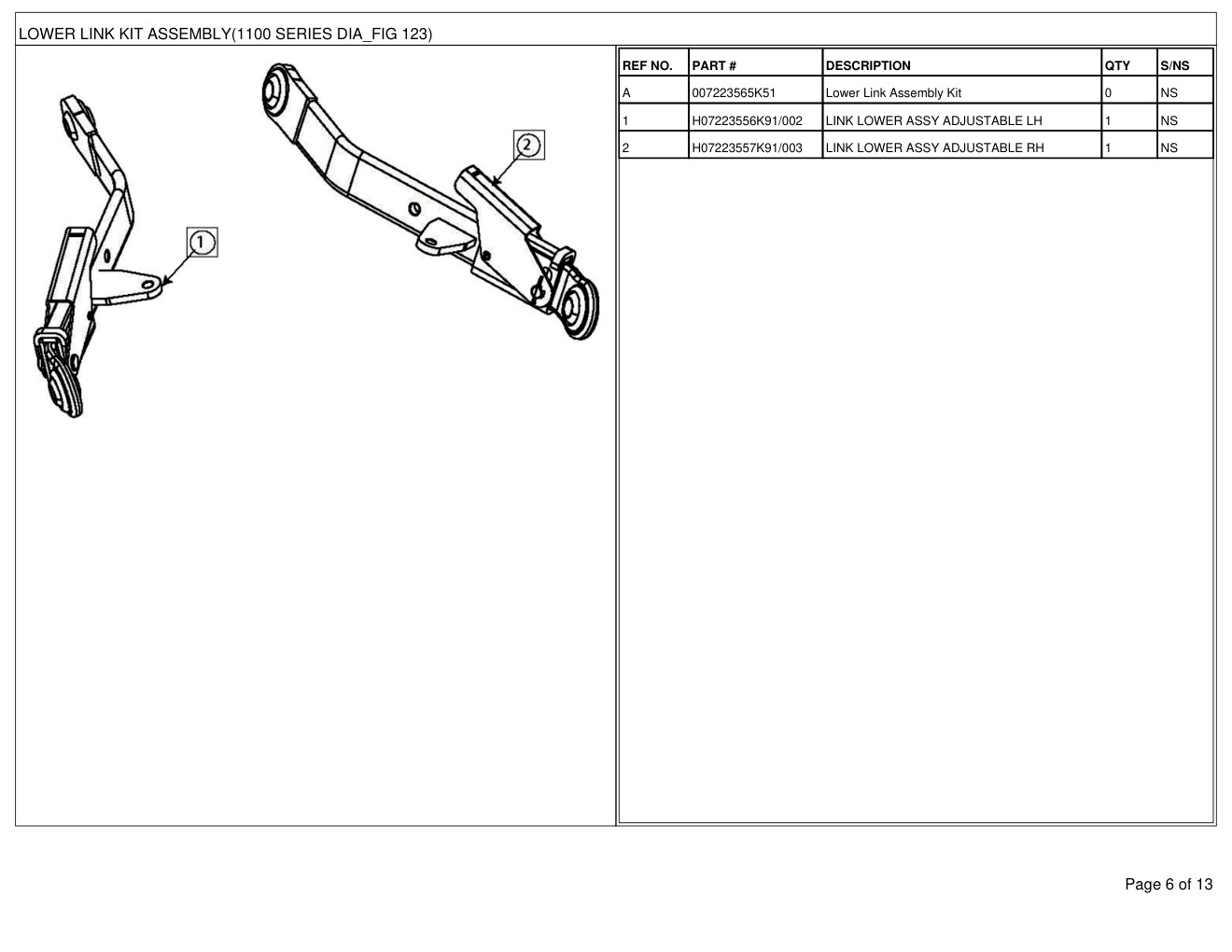 Mahindra 1100 Dealer Installed Accessory (DIA) Parts Manual 2 Mahindra 1100 Dealer Installed Accessory (DIA) Parts Manual - Image 2