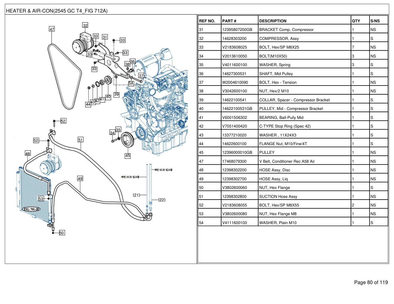 Mahindra 2545 Gear Cabin T4 Tractor Parts Manual 2 Mahindra 2545 Gear Cabin T4 Tractor Parts Manual - Image 2