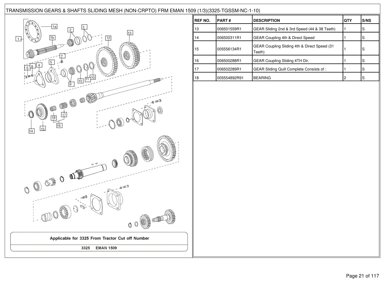 Mahindra 3325 2WD T2 Tractor Parts Manual 2 Mahindra 3325 2WD T2 Tractor Parts Manual - Image 2