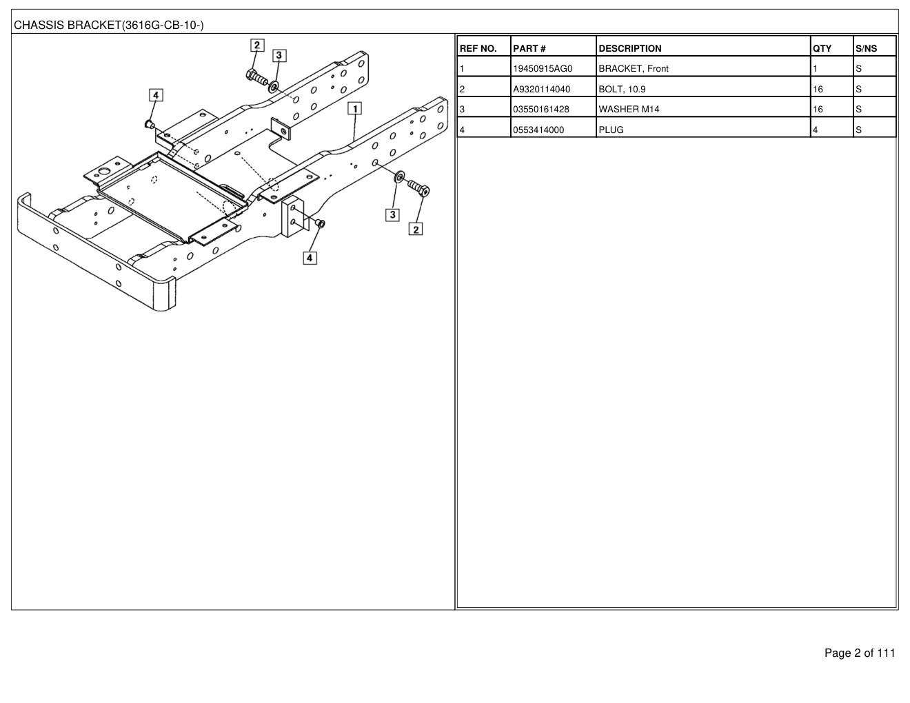 Mahindra 3616 Gear 4WD Tractor Parts Manual 2 Mahindra 3616 Gear 4WD Tractor Parts Manual - Image 2
