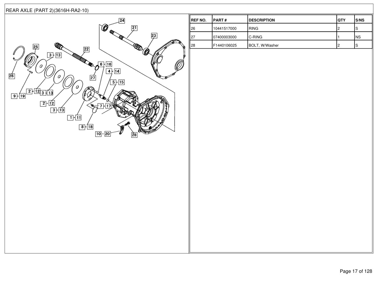 Mahindra 3616 HST Cabin Tractor Parts Manual 2 Mahindra 3616 HST Cabin Tractor Parts Manual - Image 2