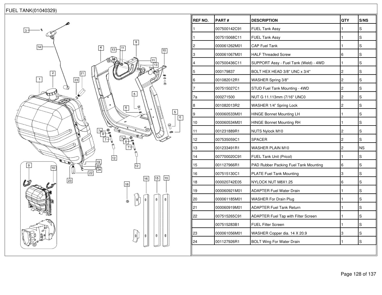 Mahindra 4500 4WD Tractor Parts Manual 3 Mahindra 4500 4WD Tractor Parts Manual - Image 3