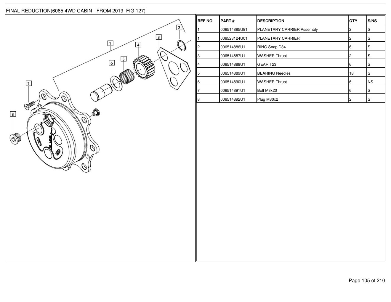 Mahindra 6065 4WD CABIN Tractor Parts Manual 2 Mahindra 6065 4WD CABIN Tractor Parts Manual - Image 2