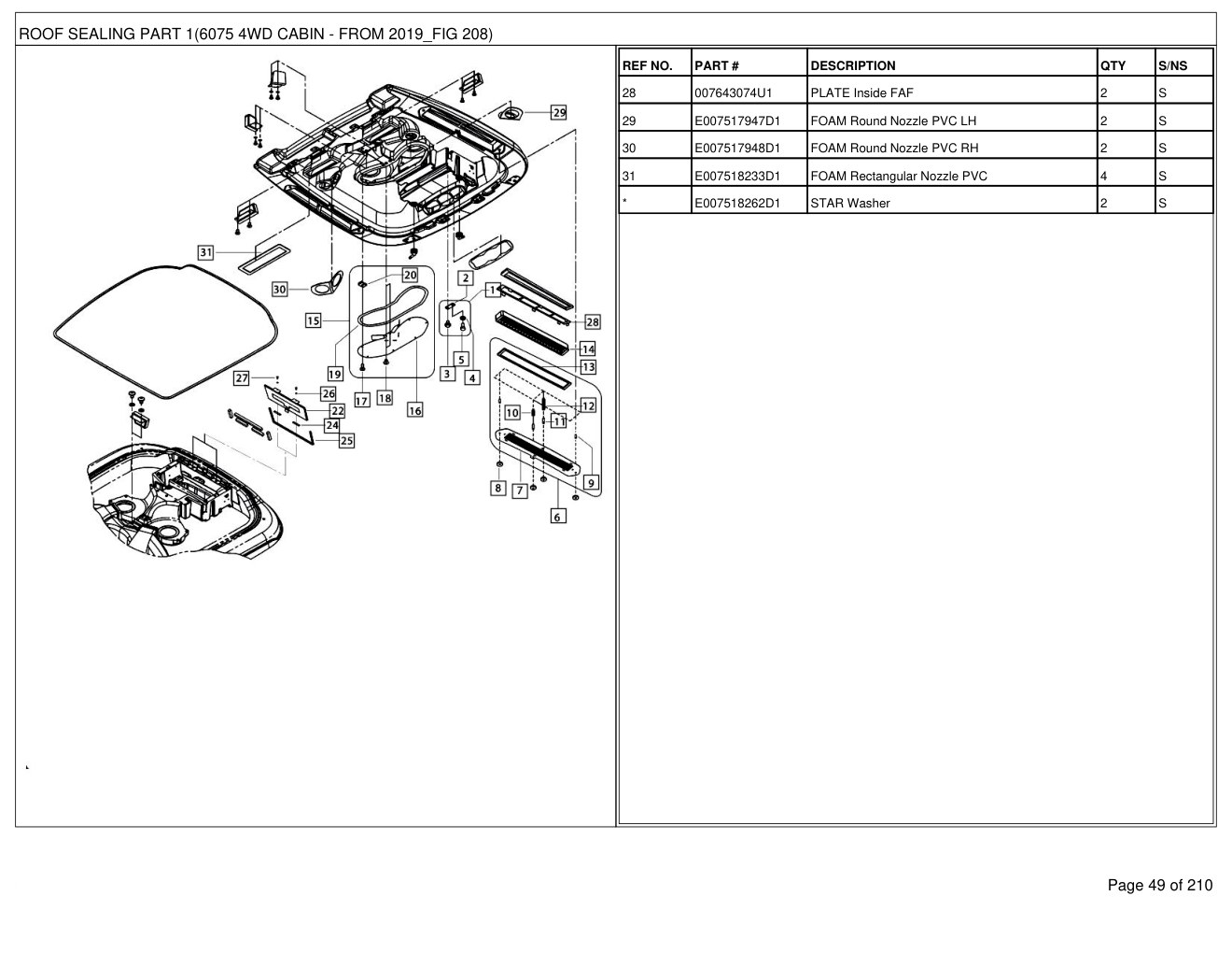 Mahindra 6075 4WD CABIN Tractor Parts Manual 2 Mahindra 6075 4WD CABIN Tractor Parts Manual - Image 2
