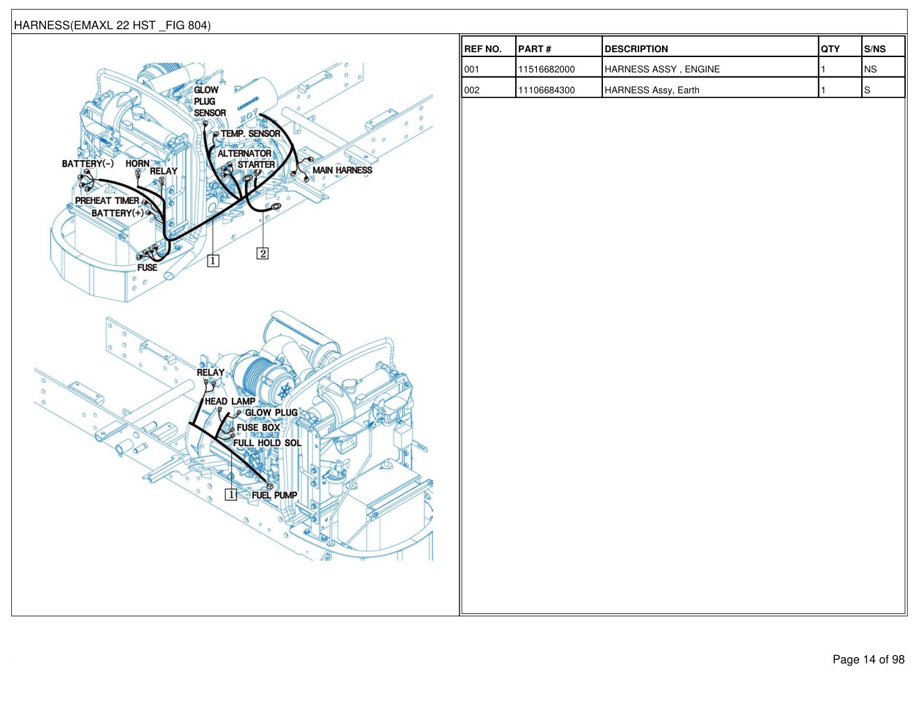 Mahindra eMax L22 HST Tractor Parts Manual 2 Mahindra eMax L22 HST Tractor Parts Manual - Image 2